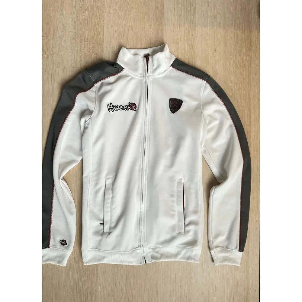 Hayabusa White Zip-Up Jacket - Size S - Mint